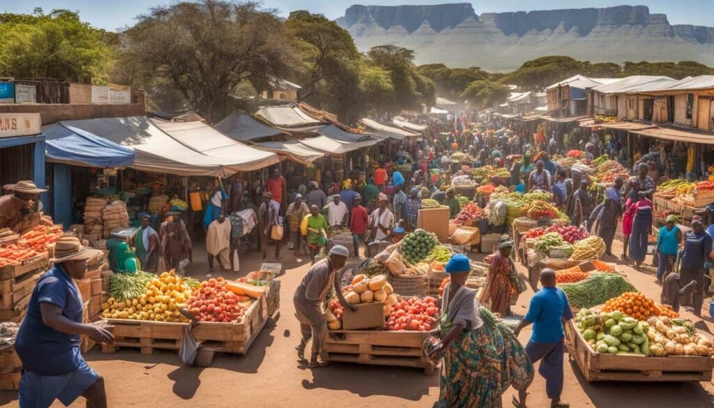 South Africa market South Africa market