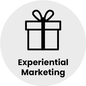 Isilumko-Activate A black and white logo with the words experiential marketing.