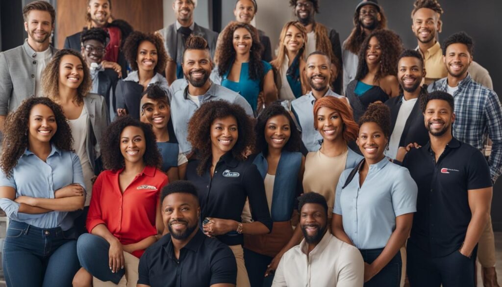 Isilumko-Activate A group of black brand ambassadors posing for a photo.