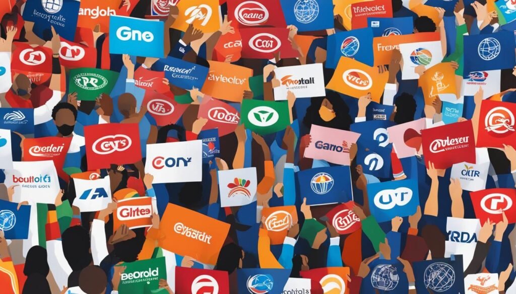 Isilumko-Activate A group of people holding up signs advertising a company's brand.