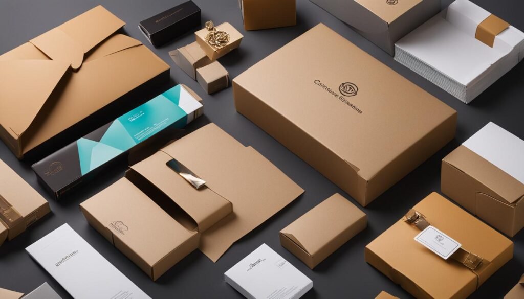Isilumko-Activate A variety of cardboard boxes arranged on a black surface, showcasing effective strategies for recruiting brand ambassadors.