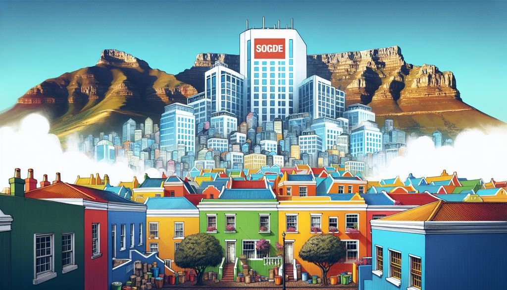 Isilumko-Activate A colorful city with mountains in the background.