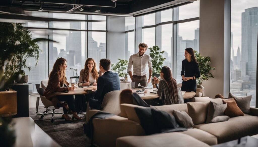 Isilumko-Activate A group of people sitting around a table in an office.