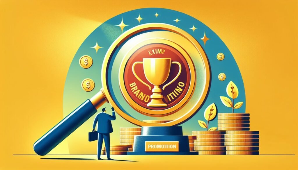Isilumko-Activate A businessman looking at a magnifying glass with a gold trophy.